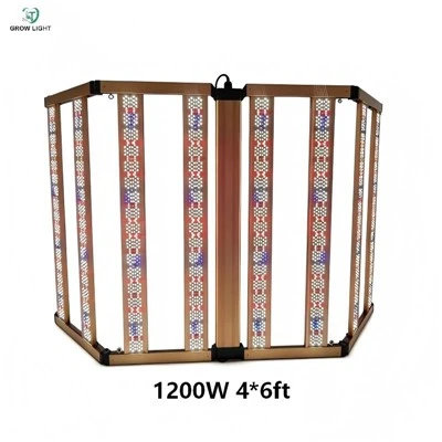Trifold Wide Bar LED svjetiljka za rast za fazu cvatnje